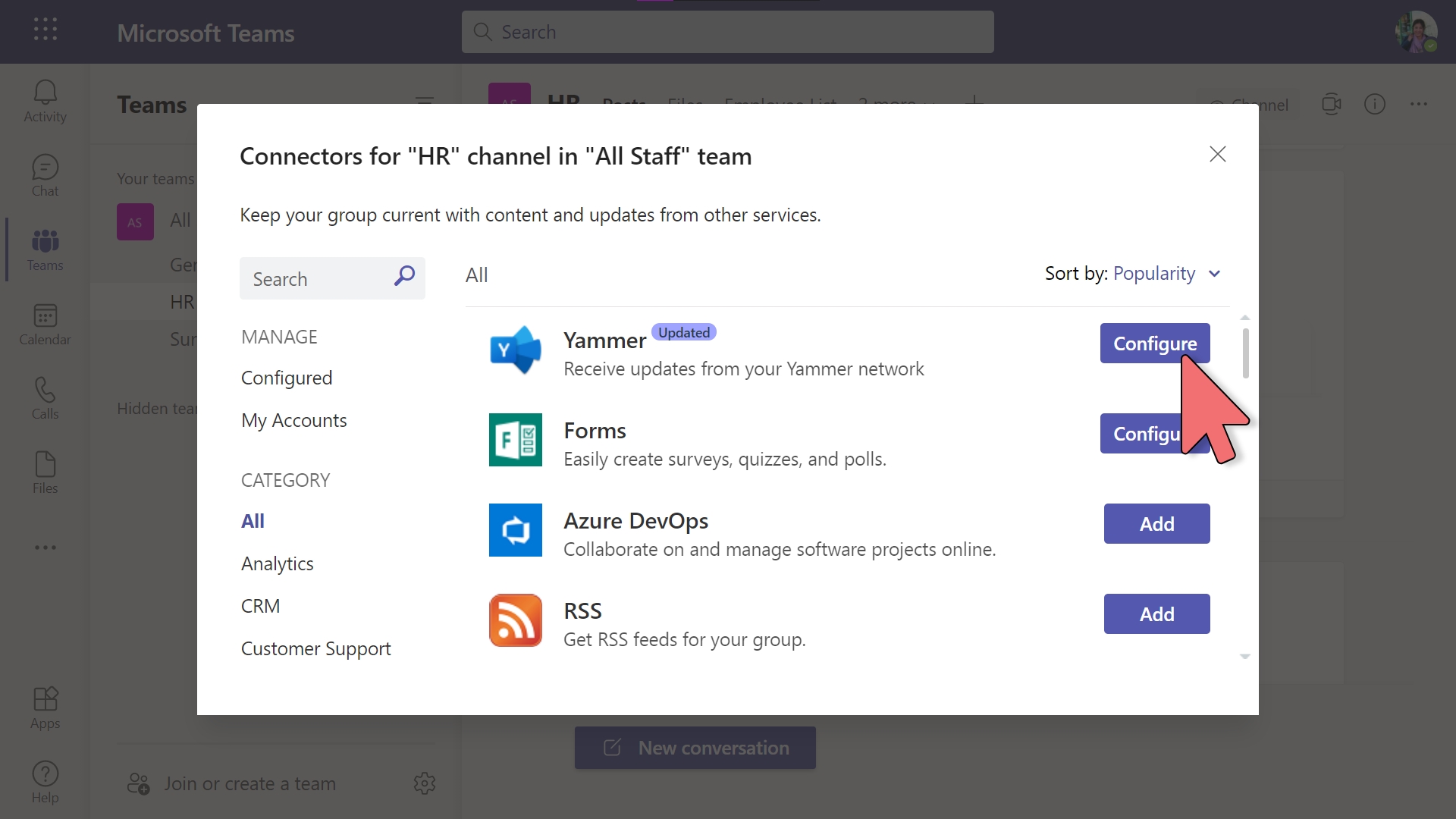 Use the Yammer Communities app for Microsoft Teams - Microsoft Support