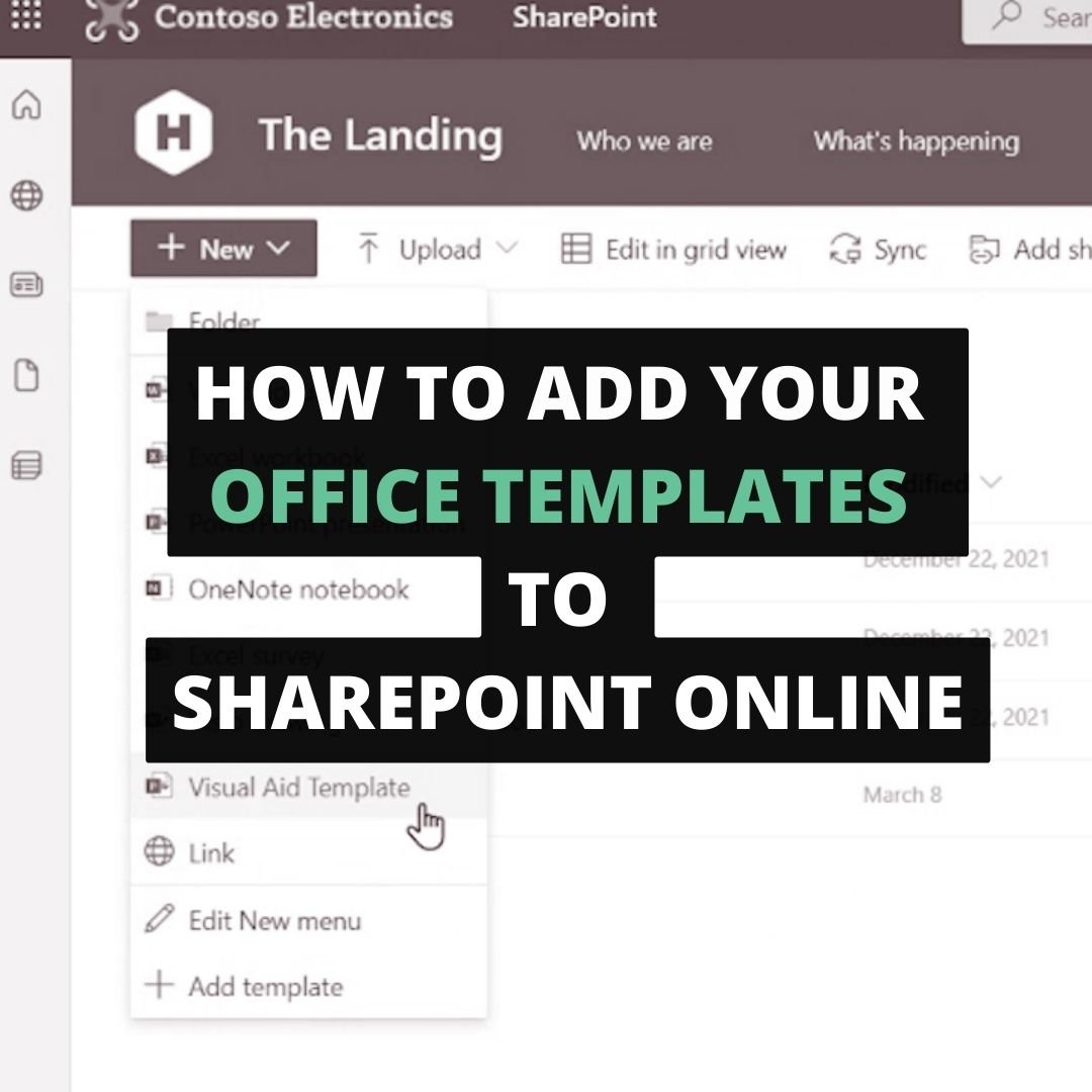 How to Add your Office Templates to SharePoint Online