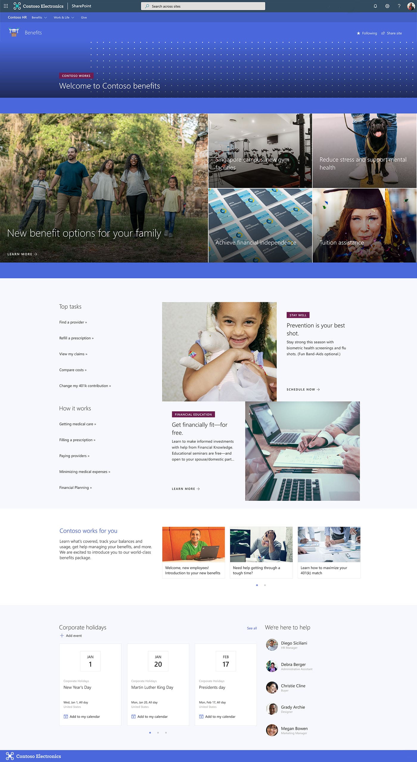 SharePoint Intranet Design Services - Human Resources